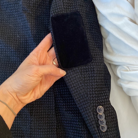 Isaac Mizrahi kids 8 YR three piece suit! Velvet pants, vest, tweed jacket. Navy - Picture 14 of 17